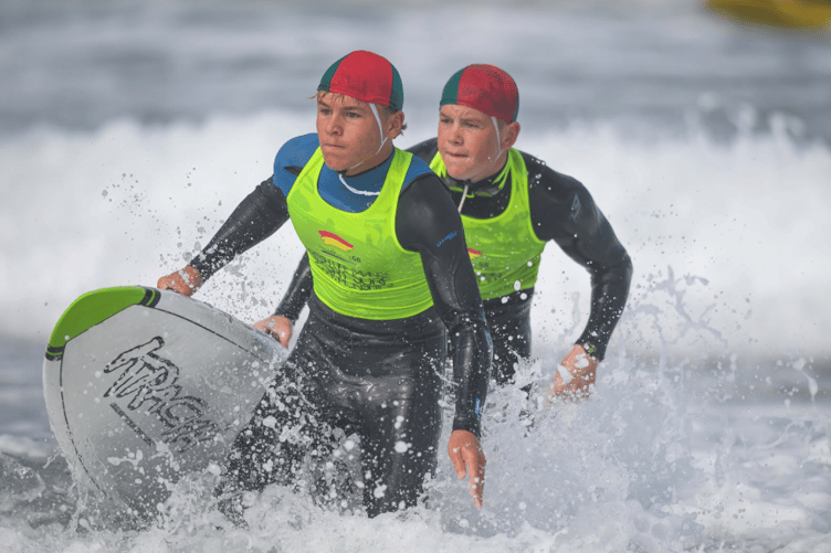 The events practised everything it takes to be a beach lifeguard